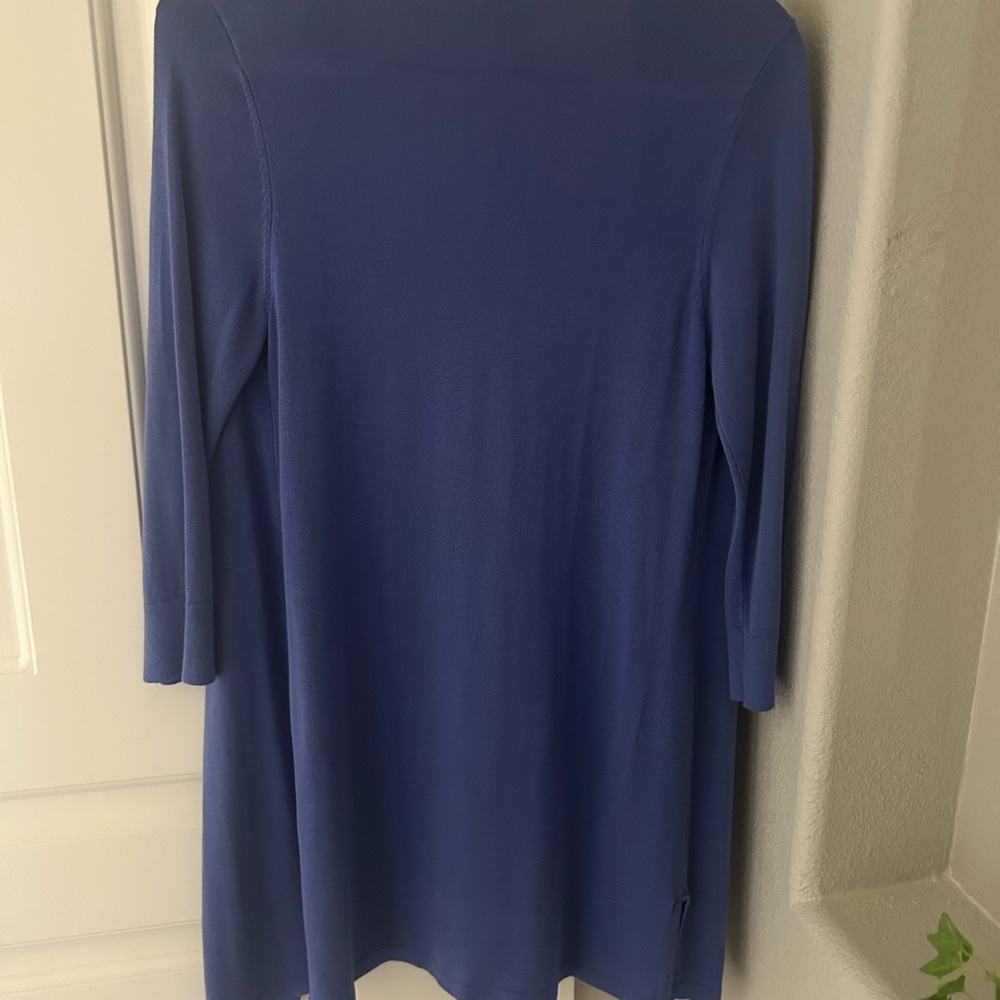 Chicos Periwinkle 3/4 length Sleeve Cardigan NWT - Picture 2 of 3